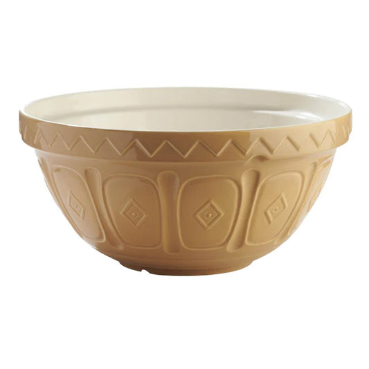 Rattan Pottery Mixing Bowl