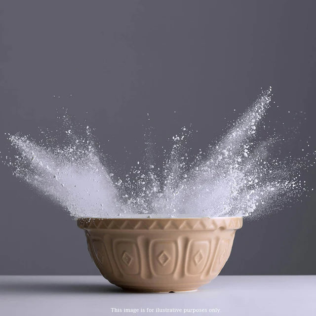Rattan Pottery Mixing Bowl